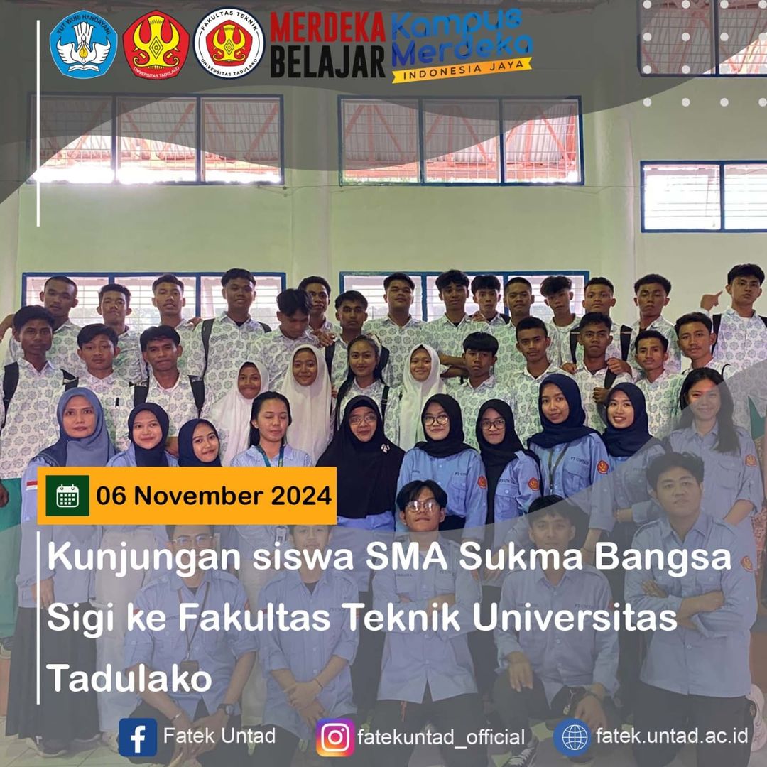 Kunjungan siswa/siswi SMA Sukma Bangsa Sigi