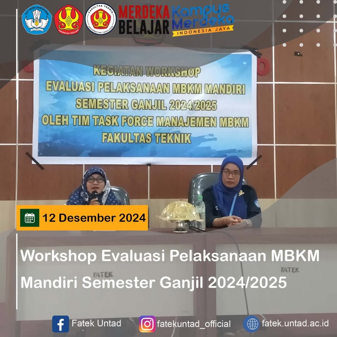 Workshop Evaluasi Pelaksanaan MBKM Mandiri Semester Ganjil 2024/2025